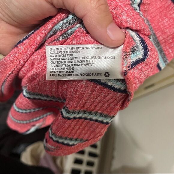 ‎Art Class Reddish-Pink Striped Circle Dress - Picture 4 of 4